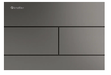 BIS103GM Кнопка для инсталляции KNOTLOR вороненая сталь
