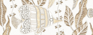 DWU06ARO004 декор Арно / Arno 150*400*9 (9 шт. в коробке)