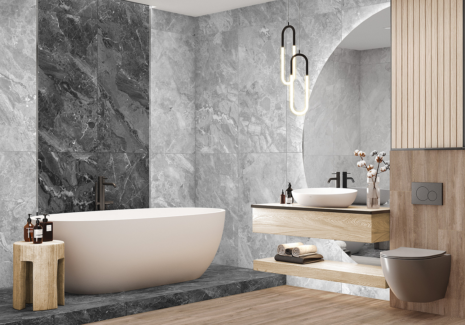 Новинки 2024 - керамогранит 600*1200 мм. от Delacora!